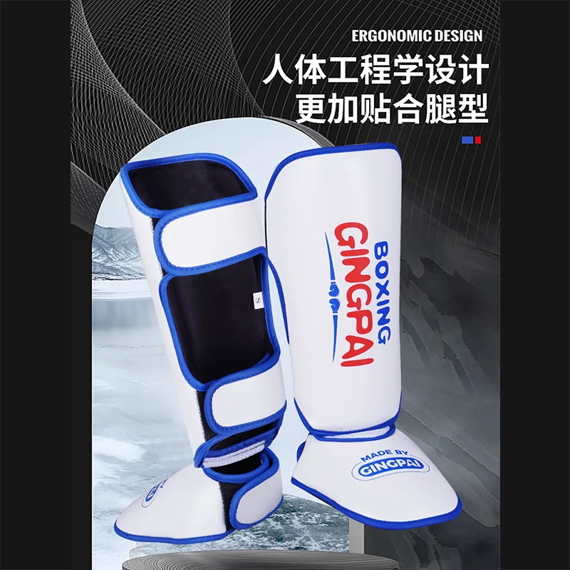 1 Pair Child Boxing MMA Muay Thai Shin Guards Kids Kickboxing Martial Arts Fight Training Leg Protector Protective Equipment