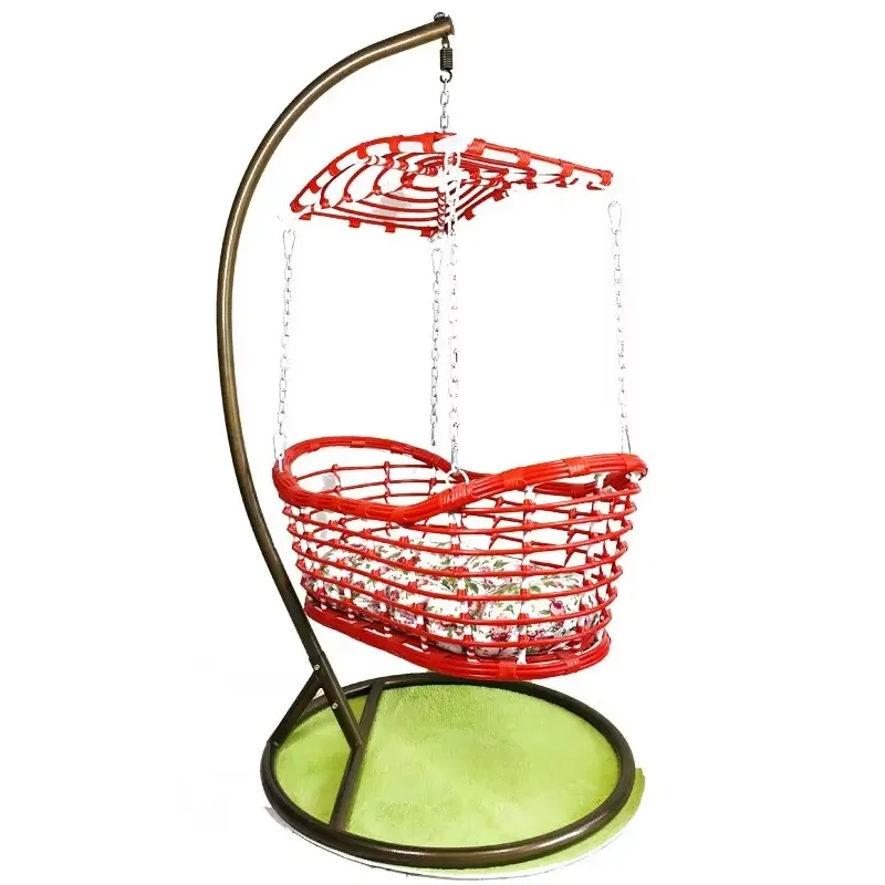 Hot Selling Custom Baby Hammock Rattan Hanging Chair Kids Sleeping Basket