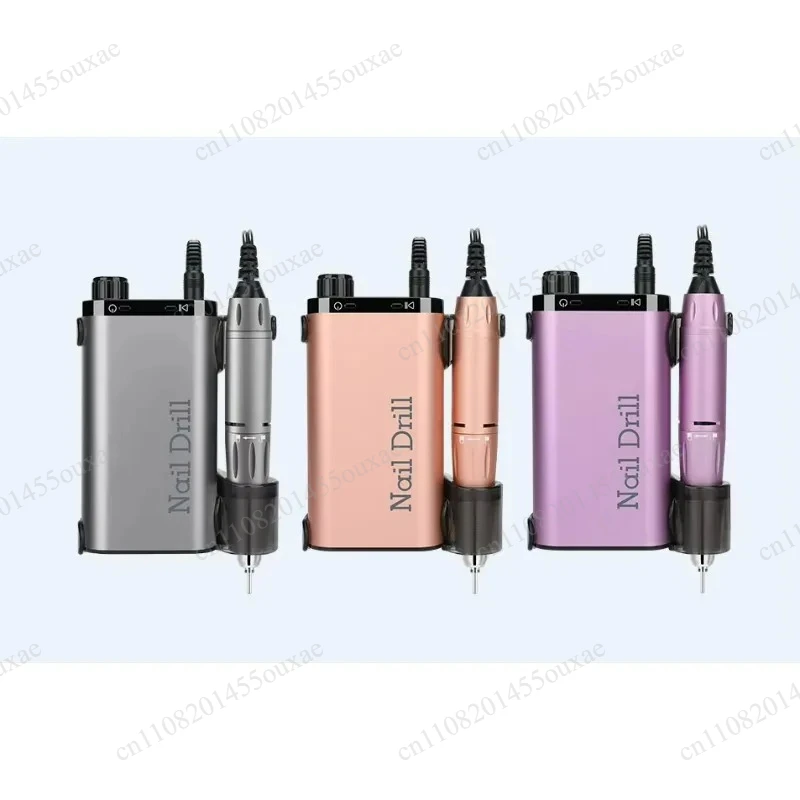 Professional Cordless Electric Nail Drill Rechargeable Battery Operated Manicure Tool With 3 Selectable Housing Colors