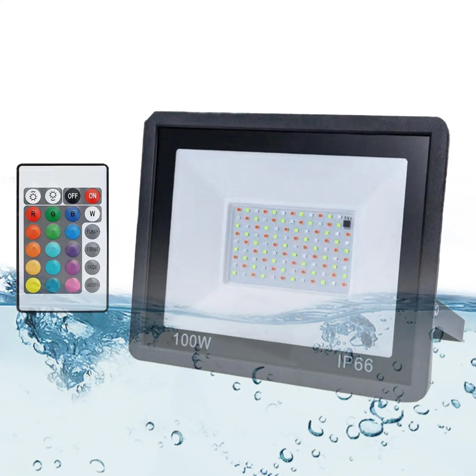 

Led Flood Lights Outdoor Outdoor Flood Lights For Yard RGB Color Bulb With Remote Control Waterproof Spotlight Worklight For