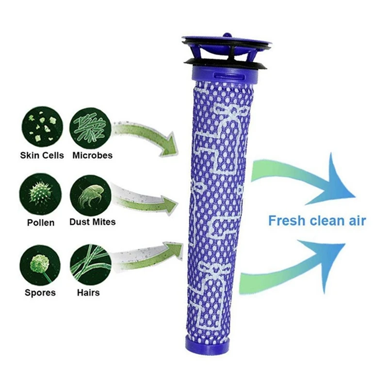 المحرك الغطاء الخلفي Hepa مجموعة مرشح استبدال أجزاء ل دايسون V7 V8 الزناد مكنسة كهربائية لاسلكية اكسسوارات قطع الغيار