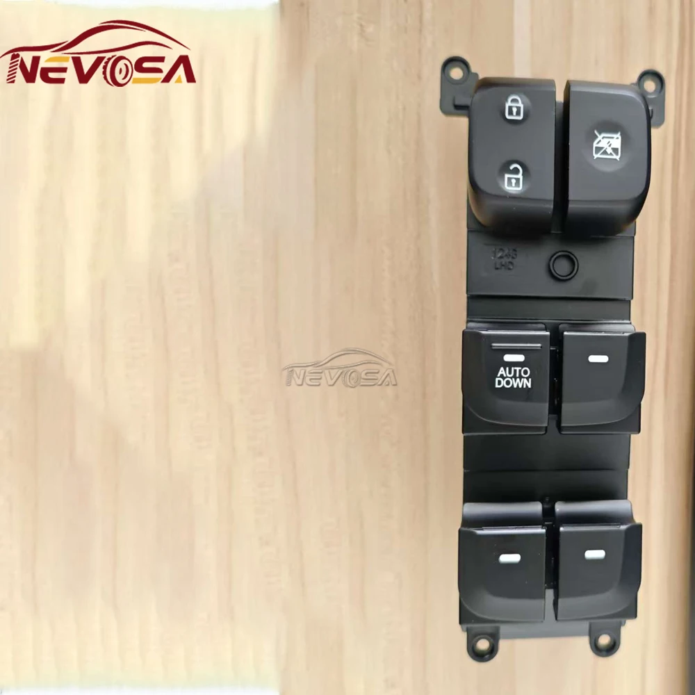 Autodown For Hyundai I10 II BA IA 2013 2014 2015 2016 2017 Electric Master Power Window Control Switch Button 93570-B4010