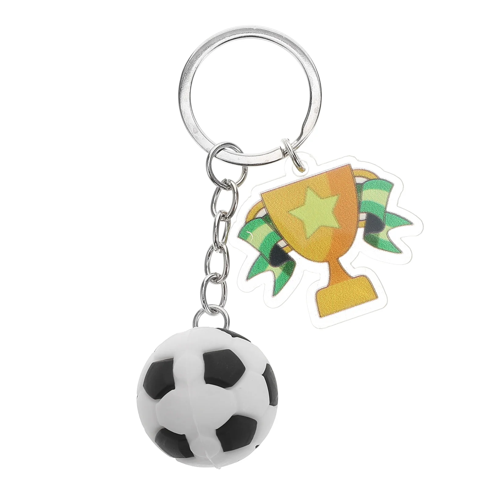Football Key Ring Keyrings Keychain for Backpacks Decoration Soccer Keychanin Hanging Ornament Souvenirs