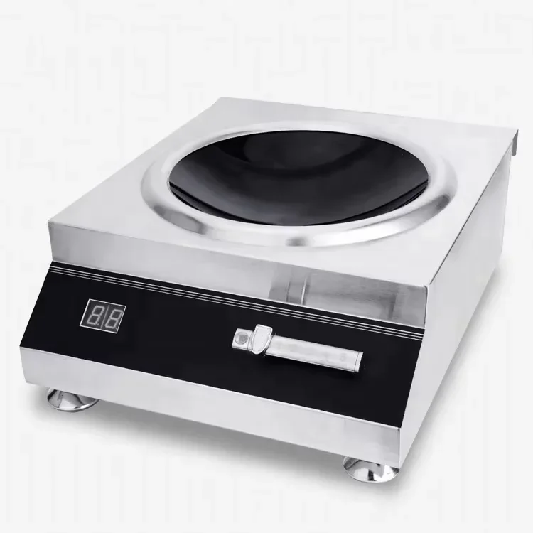 BJ-SY5000 Stainless Steel High Power 500w -5000W Adjustable Wok Cooker Frying Stove Electric Frying Pan