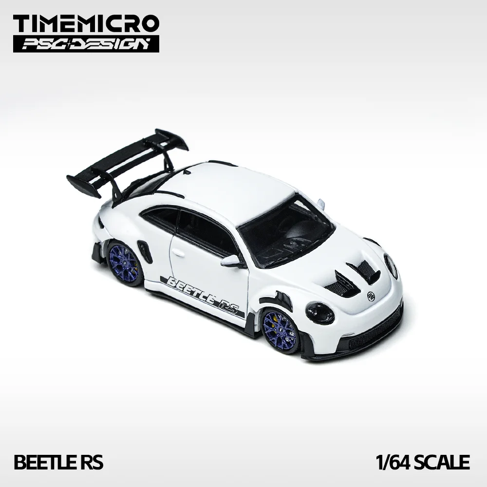 

* Предварительный заказ *TimeMicro × PSC DESIGN 1:64 Чистая белая живопись Модель автомобиля из сплава для хобби и дисплея * Подарок