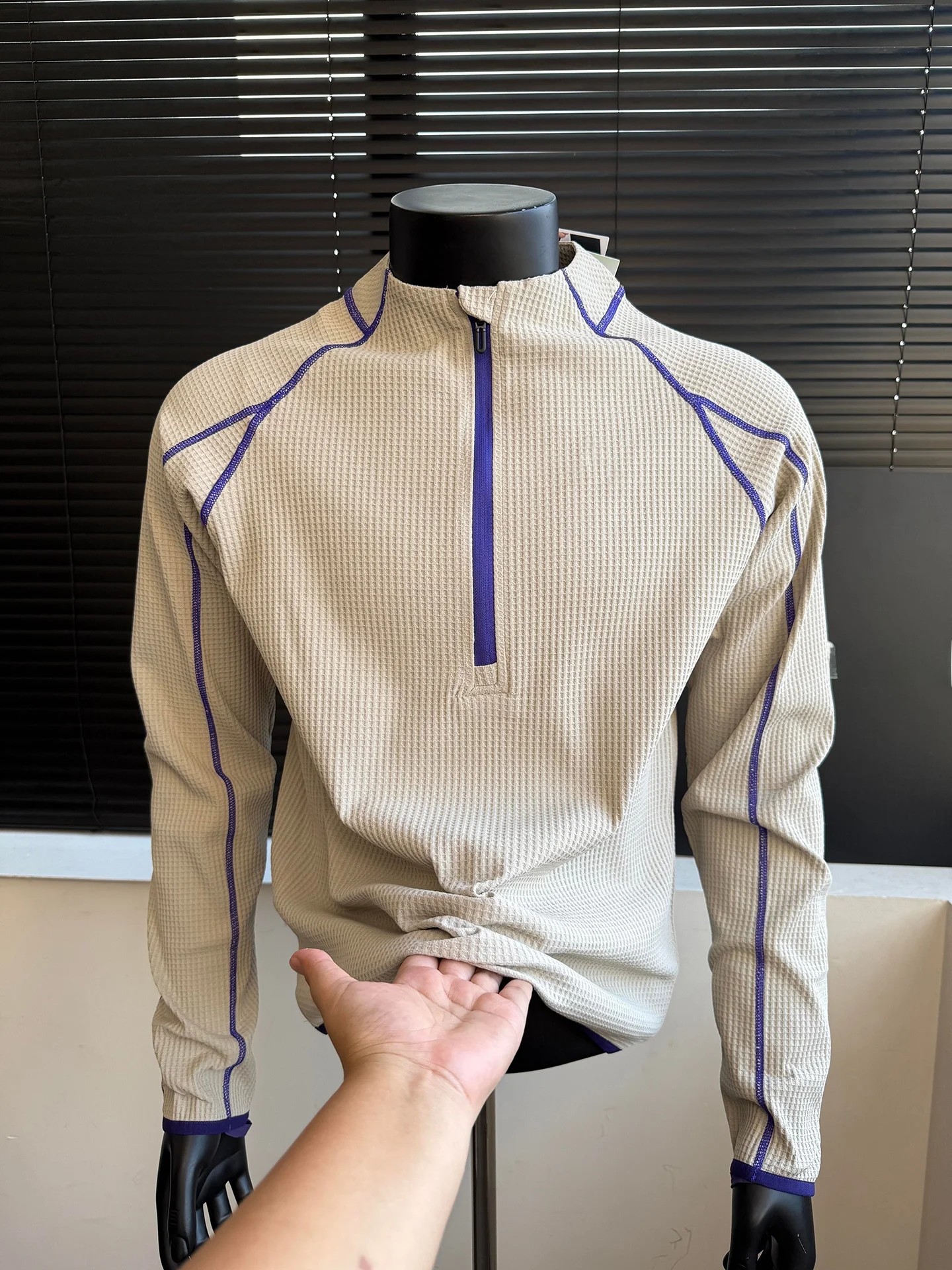 

American Sle f Zip Hoodie Men's Long Sve Outdoor Running Sport Cycling Outerwear Loose Fit Polyester Fiber UV Protection