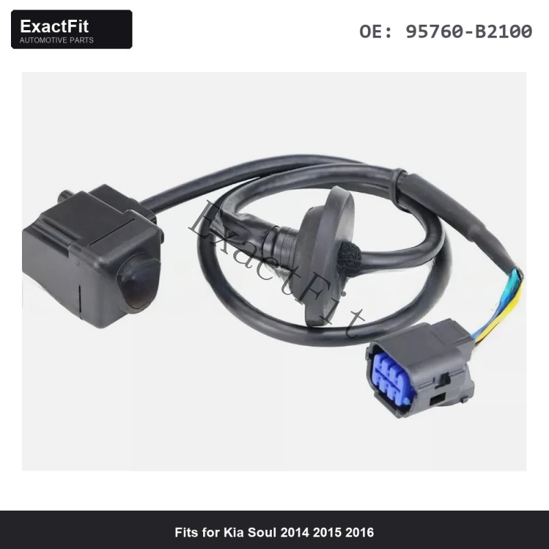 Rear View Backup Parking Camera Assembly for Kia Soul 2014 2015 2016 | OE 95760-B2100 | Vehicle Reverse Parking Assist