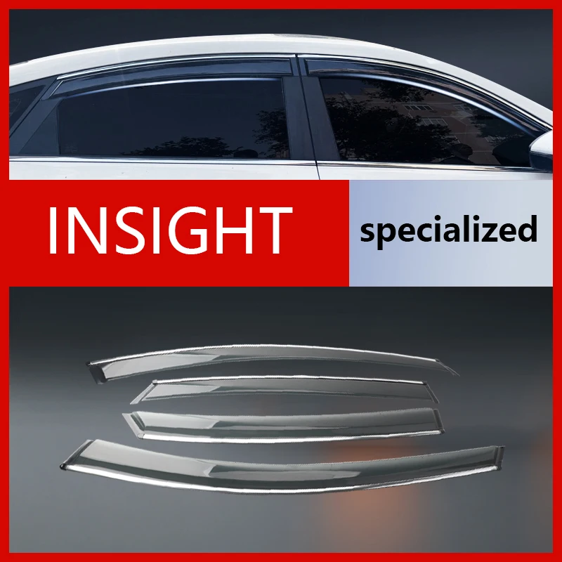 

Специально разработанные ветровики (дефлекторы) для Honda INSIGHT: вентиляционные, для окон и дверей, плоские, защита от дождя