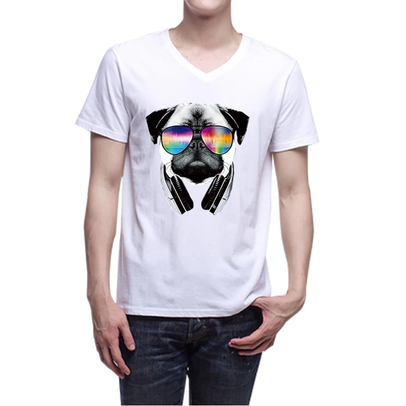 Cute Headphone Cat Thermal Transfer Heat Transfer Stickers Cartoon Animal Heat Transfer Stickers Clothing Printing DIY Washable