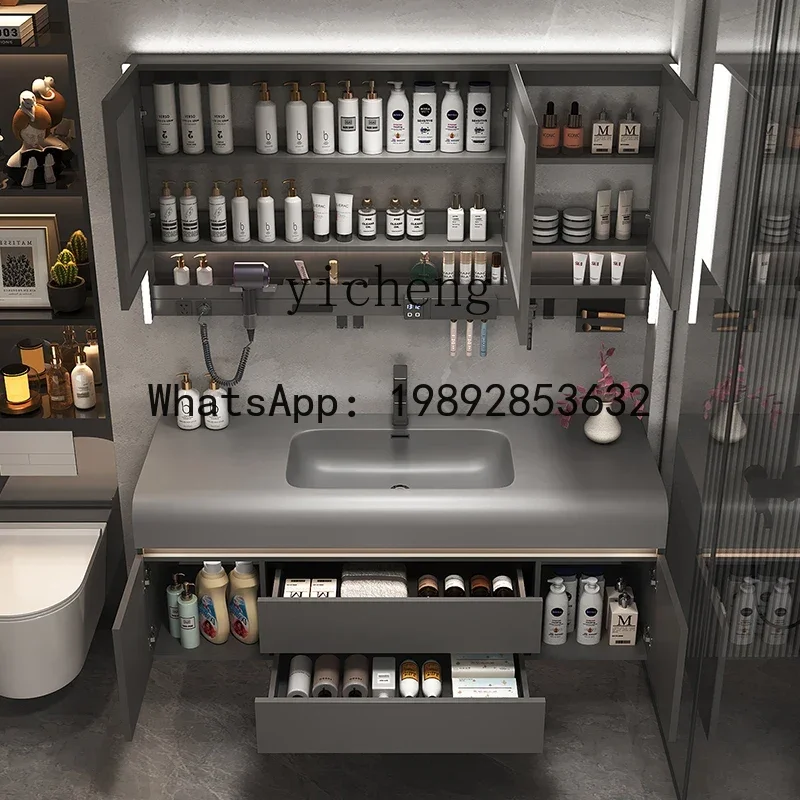 A1 toilet washstand bathroom cabinet combination modern simple washbasin set