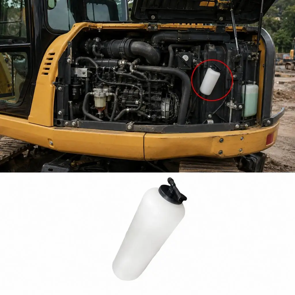 Kühlmittel-Ausgleichsbehälter Langlebiger PETG-Kühlwassertank für Yanmar 50 60 65 80 Bagger