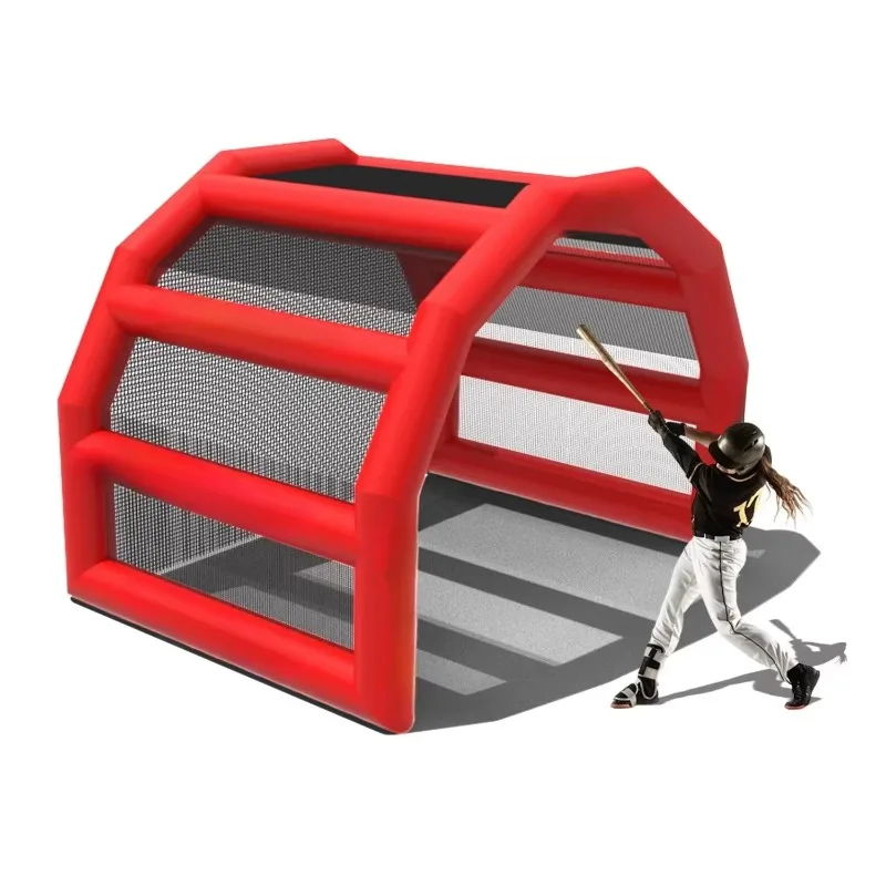 2026 New Portable Baseball Stadium Batting Cage Tent Inflatable Basketball Batting Cage For Sale