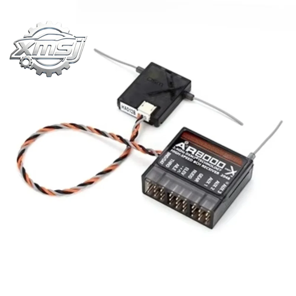 Spektrum AR8000 2.4GHz 8CH Receiver Support DSM2 DSMX W/ Extend Satellite for JR Spektrum RC DX7s DX8 DX9 Dx18 Transmitter