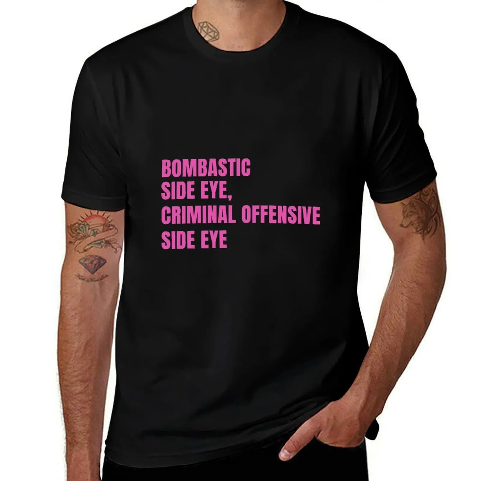 

Side Eye T-Shirt summer tops Short sleeve tee luxury t-shirt boys whites mens funny t shirts