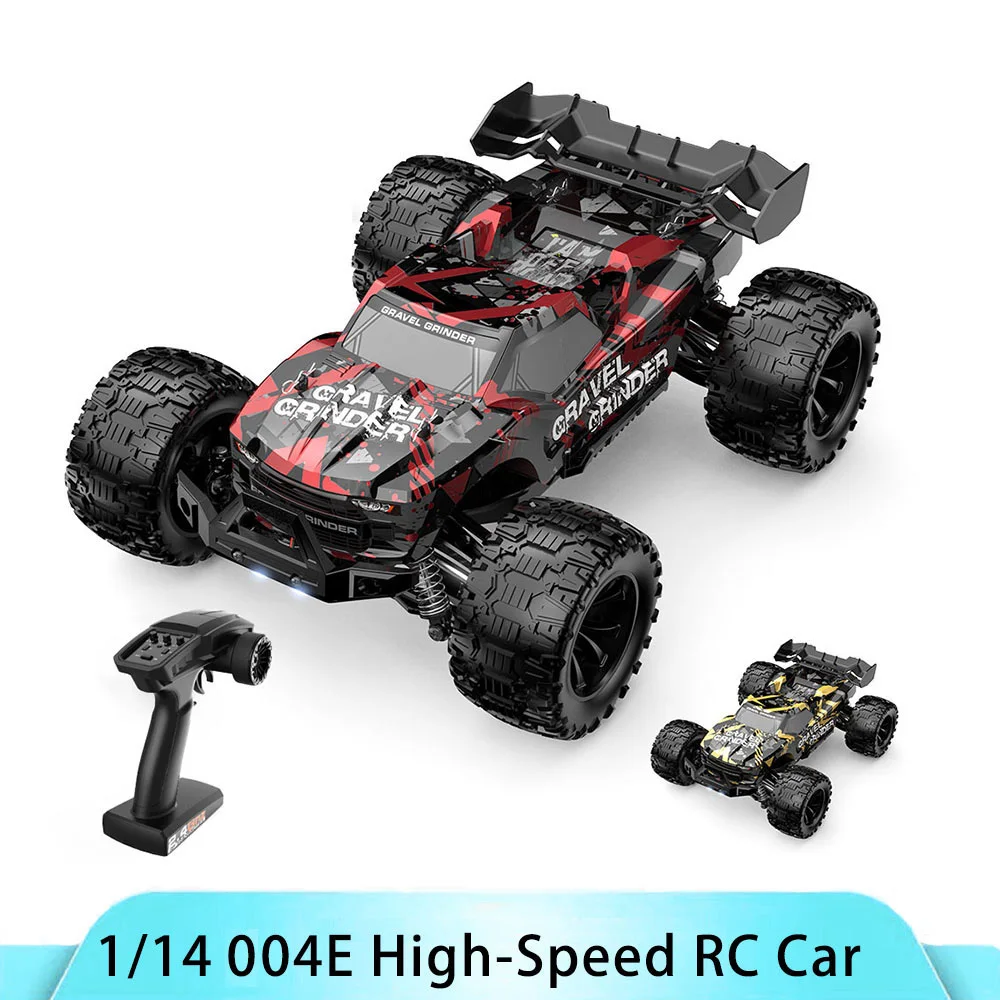 

004E 2.4G RC 60KM/H High Speed Racing Truck 1/14 Full Scale 4WD Brushless Off-road Climbing Car