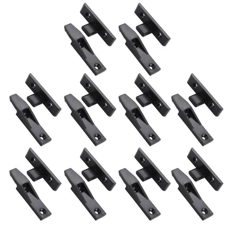 

10Pcs Kitchen Cabinet Panel Plinth Fasteners Furniture Board Connector Hook On Push in Plinth Fasteners Easy to Install