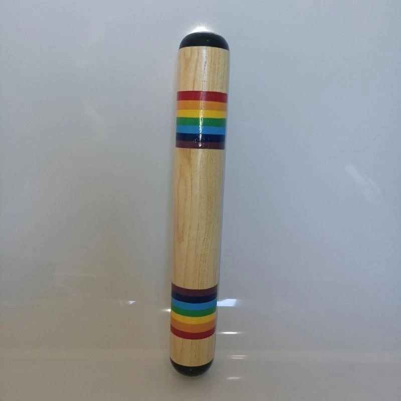 Rain Shaker Rattle for Baby Wooden Rainbow-Rainstick Orff Musical Instrument Toy Toddler Sound Toy Sensory Auditory Toy 15UB