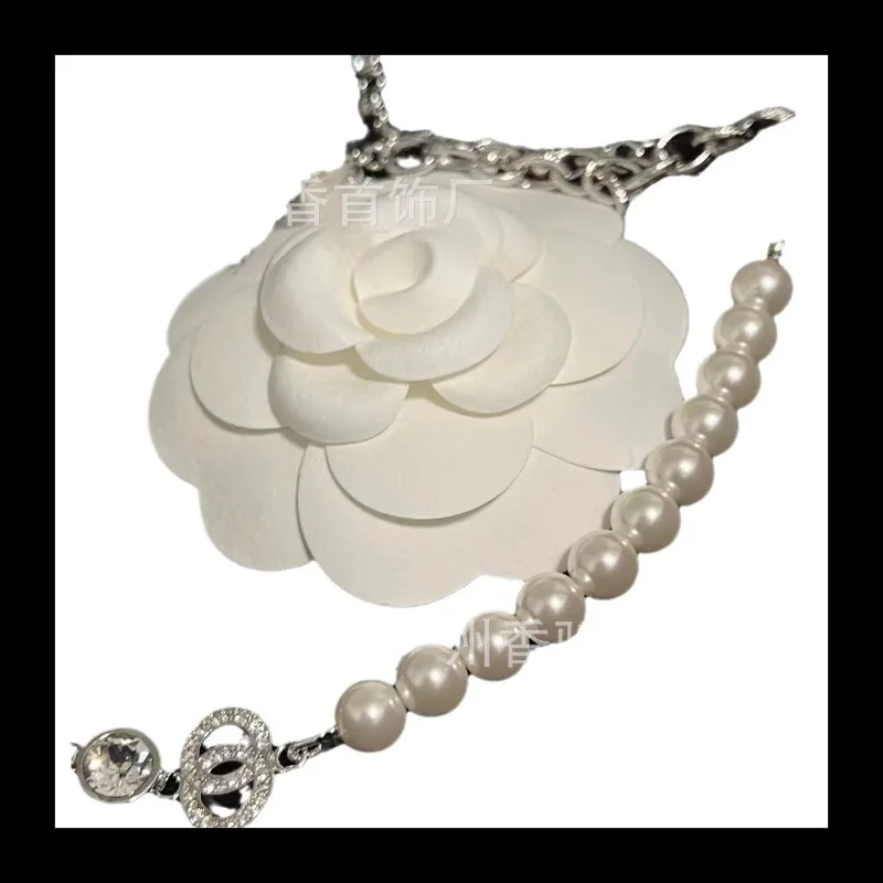 جديد Xiaoxiangfeng لؤلؤة حجر الراين أزياء المشاهير قلادة قسط سلسلة اللؤلؤ تنوعا #5