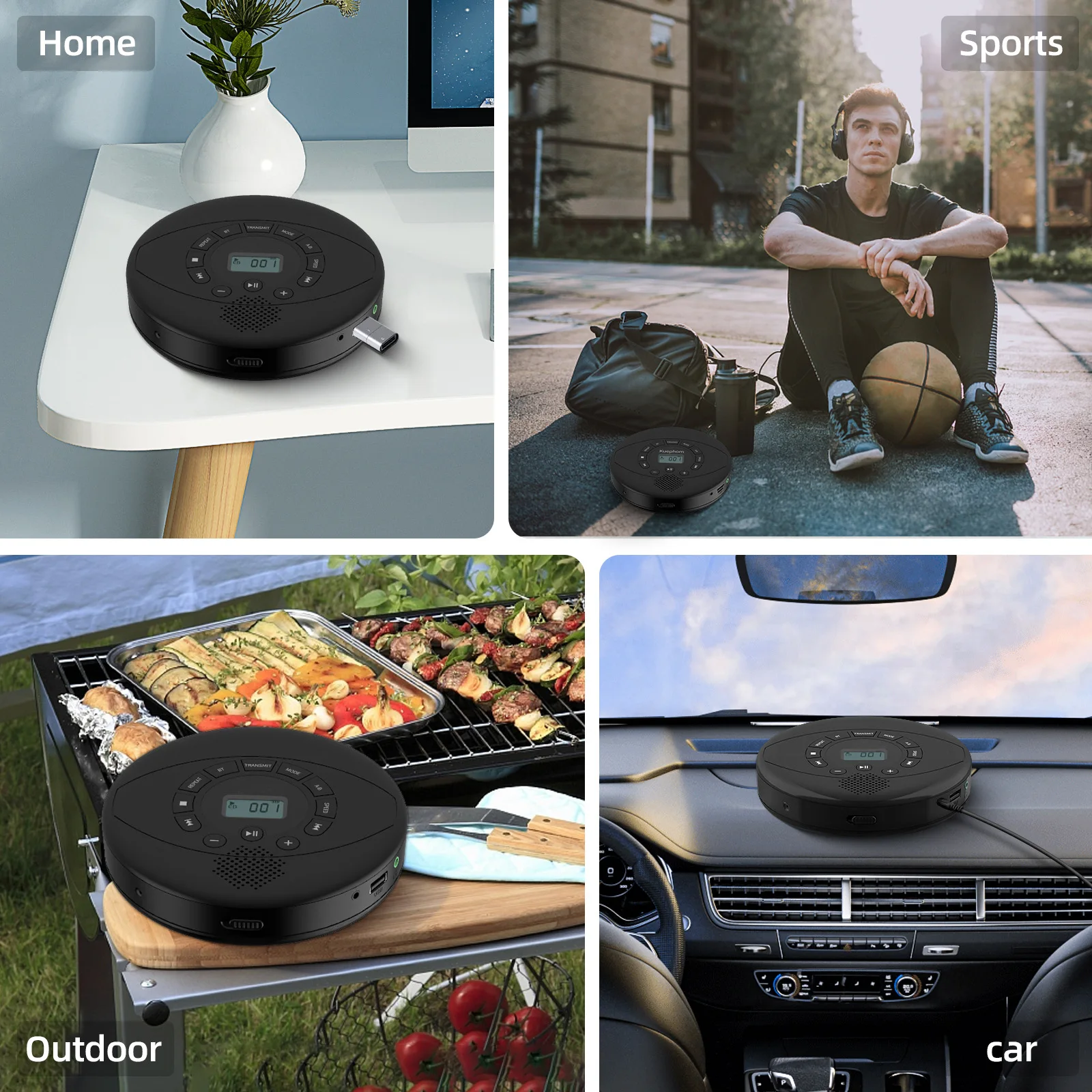 

Стерео автомобильная музыкальная шкатулка Bluetooth CD-плеер динамик многофункциональный интерфейс аудиовыхода USB языковой повторитель HIFI домашний кинотеатр