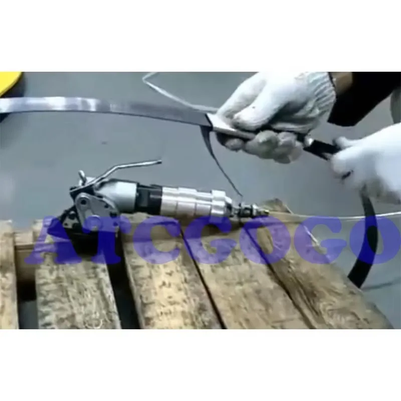 أداة ربط حزام فولاذي هوائي من النوع المنفصل، أداة ربط حزام حديد محمولة أوتوماتيكية #3