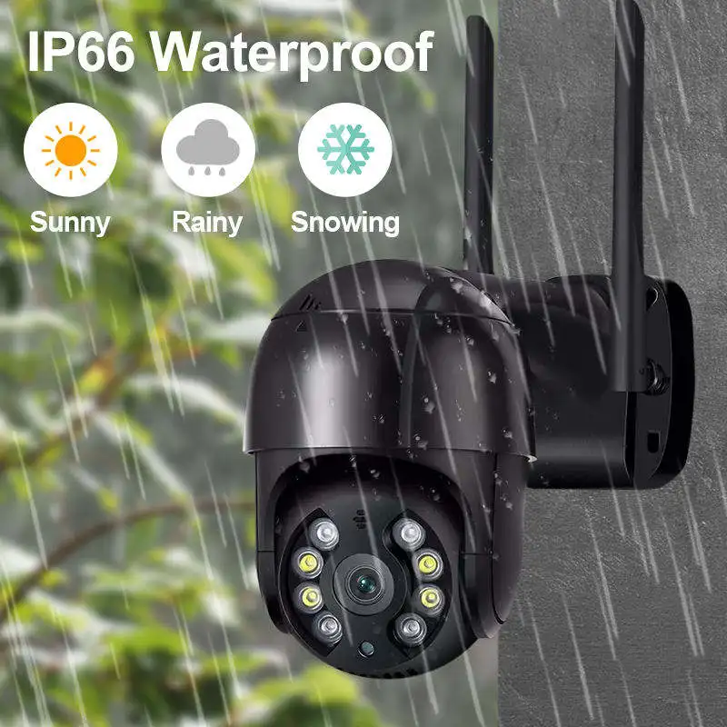 Wifi Security Camera Wireless Surveillance Camera Outdoor Waterproof CCTV Camera 4K Security Protection AI Human Tracking icsee