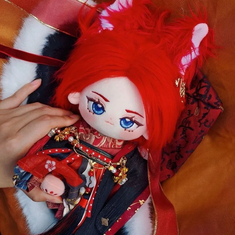 20CM Anime Honor of Kings HanXin Attribute Cotton Doll Christmas Girl Stuffed Toys Plushie Student Christmas Present Plush Doll