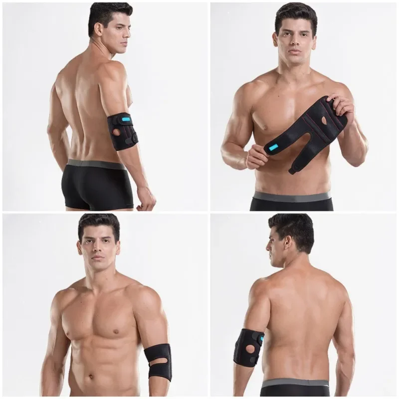 دعامة دعم الكوع الواقية الرياضية القابلة للتعديل لتخفيف آلام الإصابات الرياضية للتنس والحماية