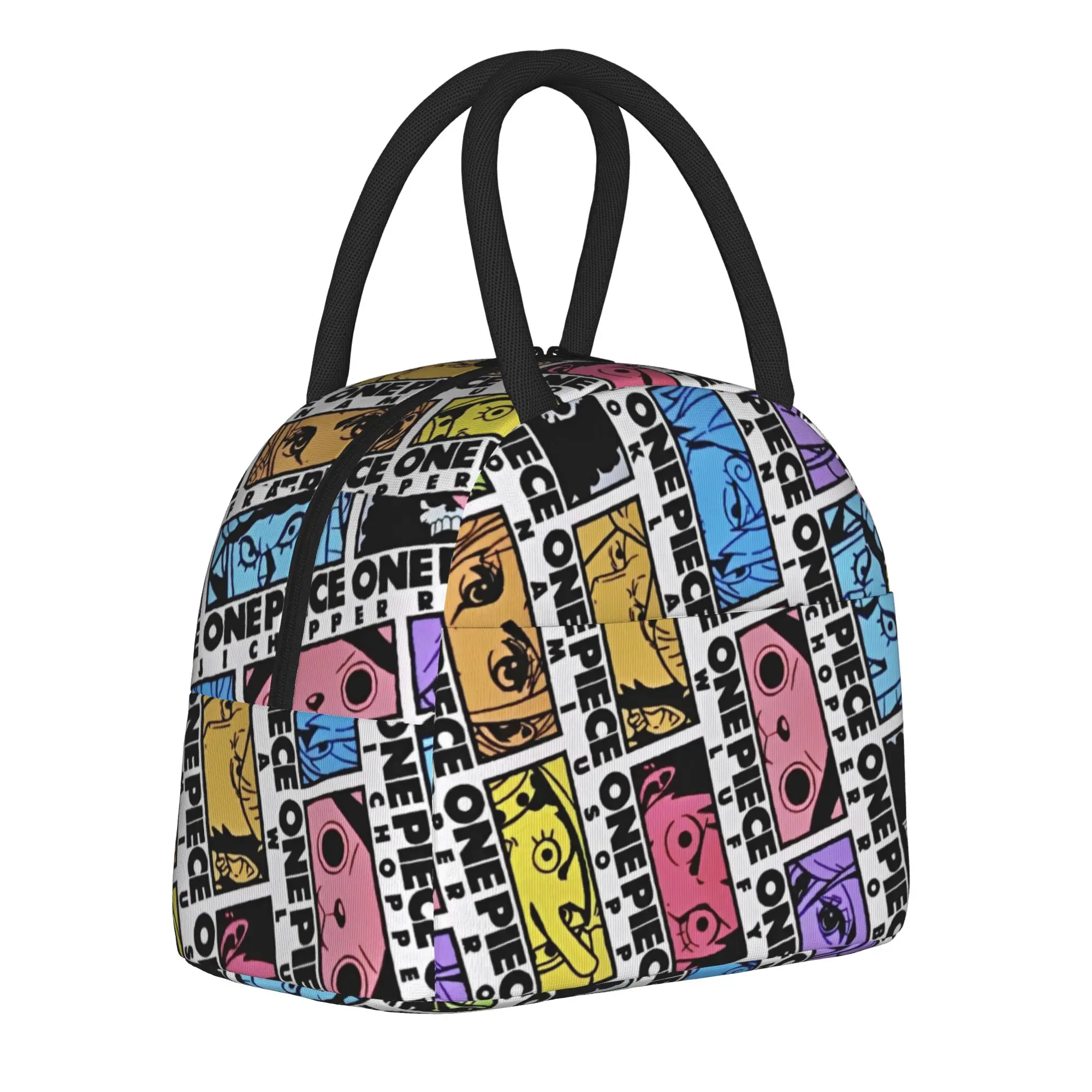 

Insulated Lunch Bags LUFFYS o-one-piece-e Merch Food Box Ins Style Thermal Cooler Lunch Box For School