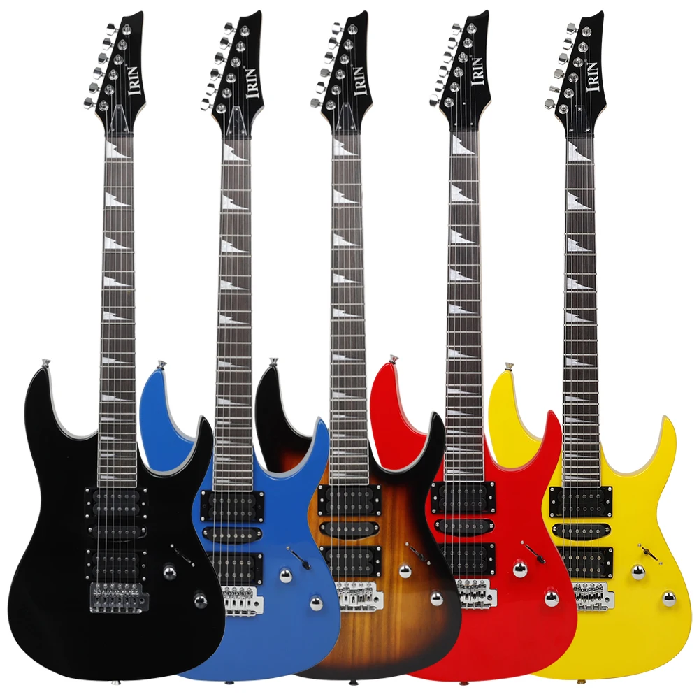 6 Strings Electric Guitar 24 Frets Maple Body Maple Neck Electric Guitarra With Speaker Tuner Necessary Guitar Parts Accessories