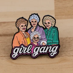 Fashion Old Girls Enamel Pin Badges on Backpack Brooches for Women Men Lapel Pins TV SHOW Jewelry Cosplay Accessories Toys Gift