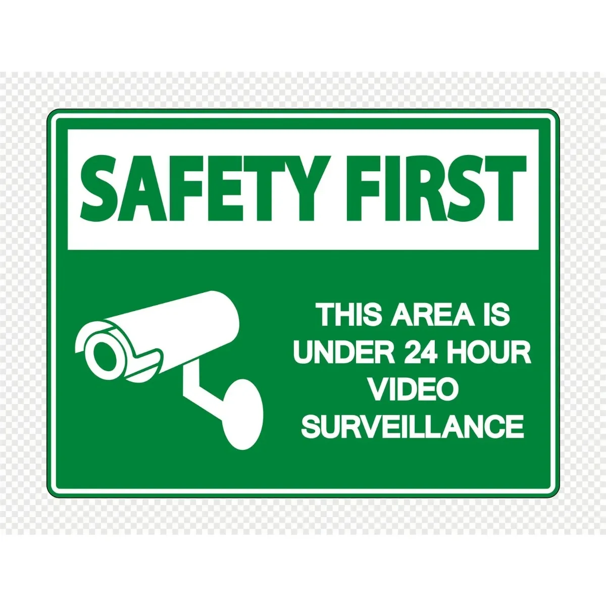 علامة معدنية للمراقبة بالفيديو لمدة 24 ساعة | لوحة تحذير أمنية | ديكور المنزل/الفندق/الخارجي/الرجل الكهف #5