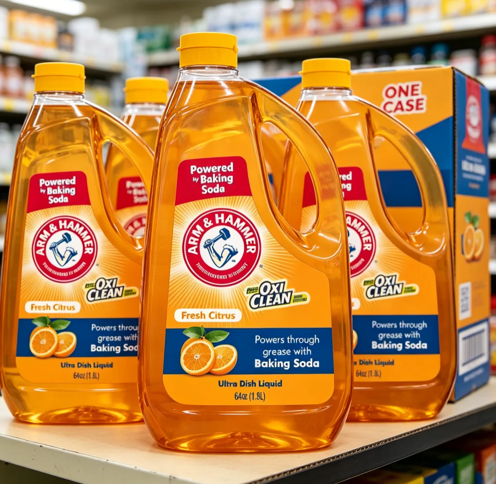 Large-capacity household Ultra Powerful Dishwashing Liquid Soap Deep Cleaning Grease Cutting Fresh Citrus Scent