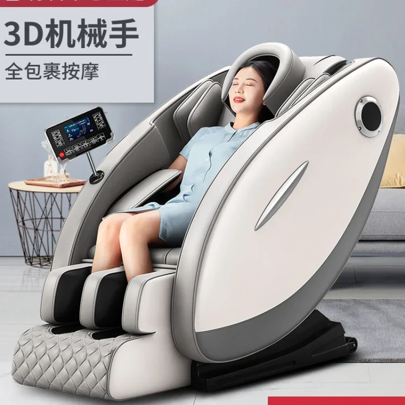 

Hot sales Massage chair home full-body automatic luxury space capsule cervical vertebra back waist kneading white new