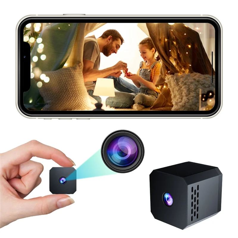 M18K-Wifi Mini Camera, Small Camera, Real-Time Record,AI Motion Detection Camera, Auto Night Vision Cameras For Home Security