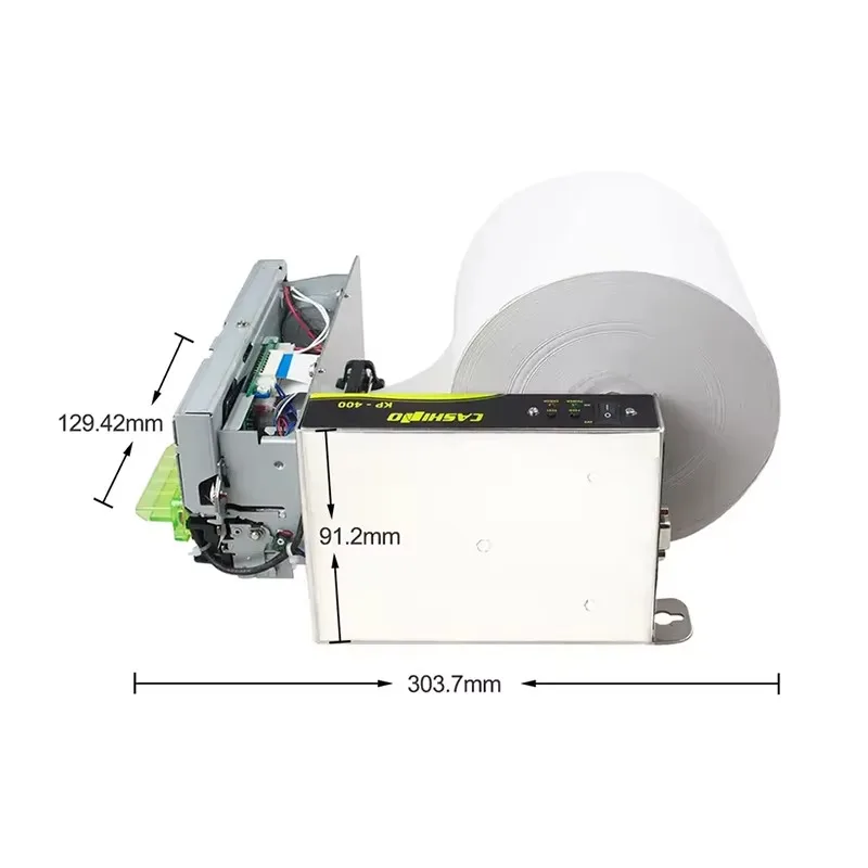 KP-400 4 Inch 112mm  Kiosk Thermal POS Ticket Receipt Printer With Auto Cutter for Self-checkout System Vending Machines