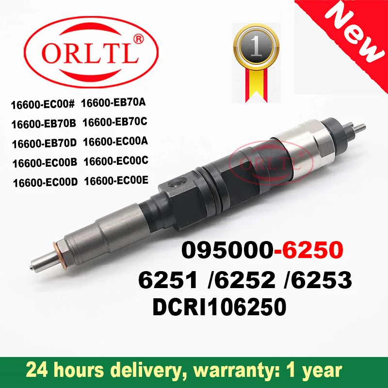 for TOYOTA Nissan Navara 2.5 dCi 095000-6252 0950006252 6252 High Performance Injector Nozzle