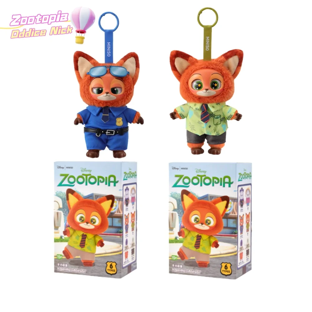 

Zootopia слепая коробка милый Ник Джуди фигурку Zootopia плюшевая виниловая кукла Mystery Box аниме фигурки мультяшная коллекция модель для