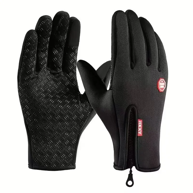 Warme Winterhandschuhe für Herren und Damen, wasserdichter und hautfreundlicher Touchscreen, geeignet zum Radfahren und Skifahren