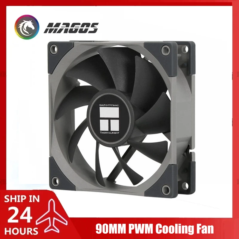 Thermalright 9cm Cooler Fan 90mm PWM Quiet Cooling Fan Radiator for ITX Case Computer S-FDB Bearing PC Gamer DIY Cabinet TL-C9