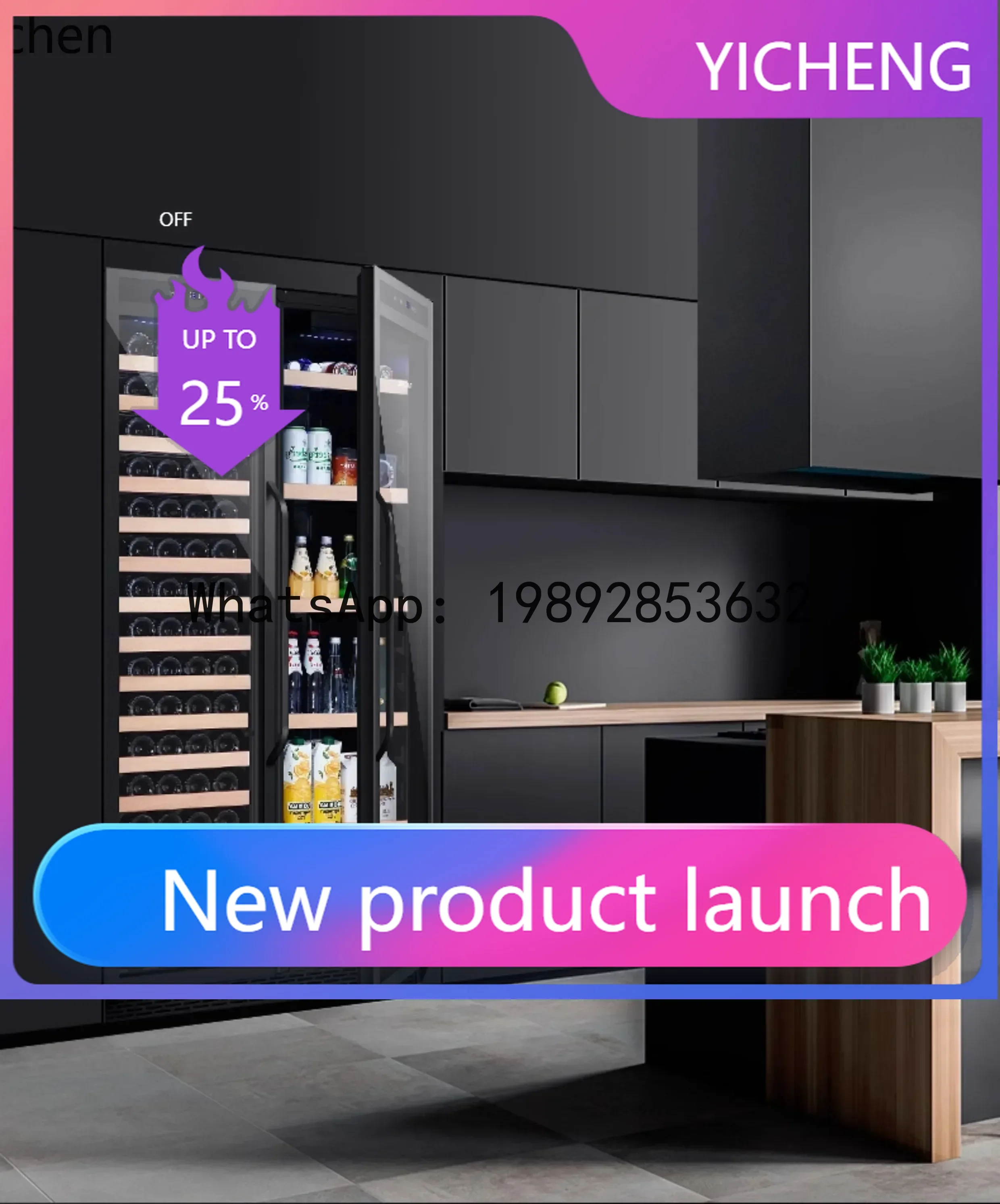 JG red wine thermostatic wine cabinet refrigerator high-end embedded household ice bar