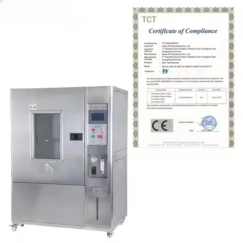 IPX Drip Test Chamber Automatic Environmental Rainfall Waterproof Testing Electronic