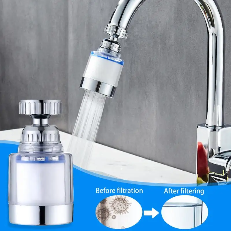 Sink Faucet Filter Nozzle Diffuser Adapter Filter Element Faucet Purifier Shower Sustainable Source Clean Water Filter Kitchen