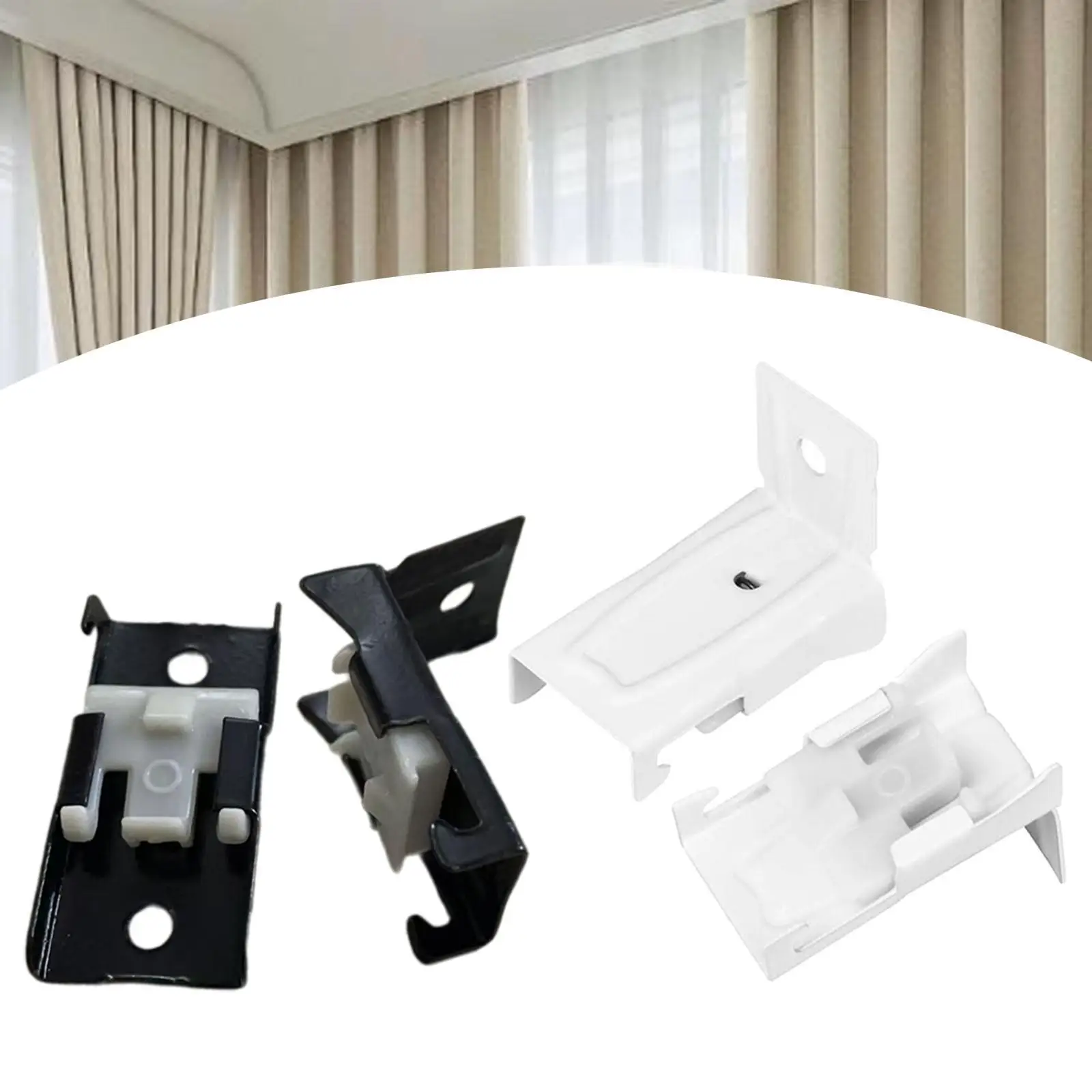 

30Pcs Curtain Rod Brackets RV Curtain Spacer Multipurpose Accessories Strong
