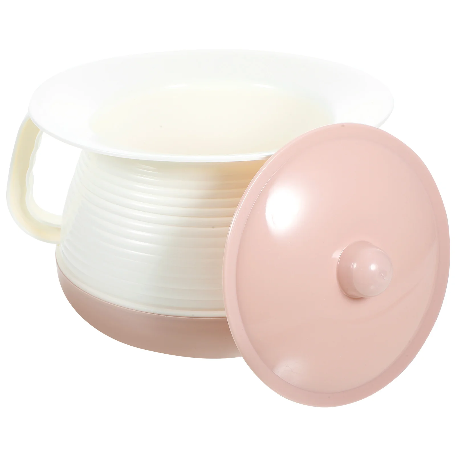 

Children's Potty Urinal Handheld Adult Night Spittoon Toilet Urine Household Bed Pan Plastic with Cover Man Container Portable