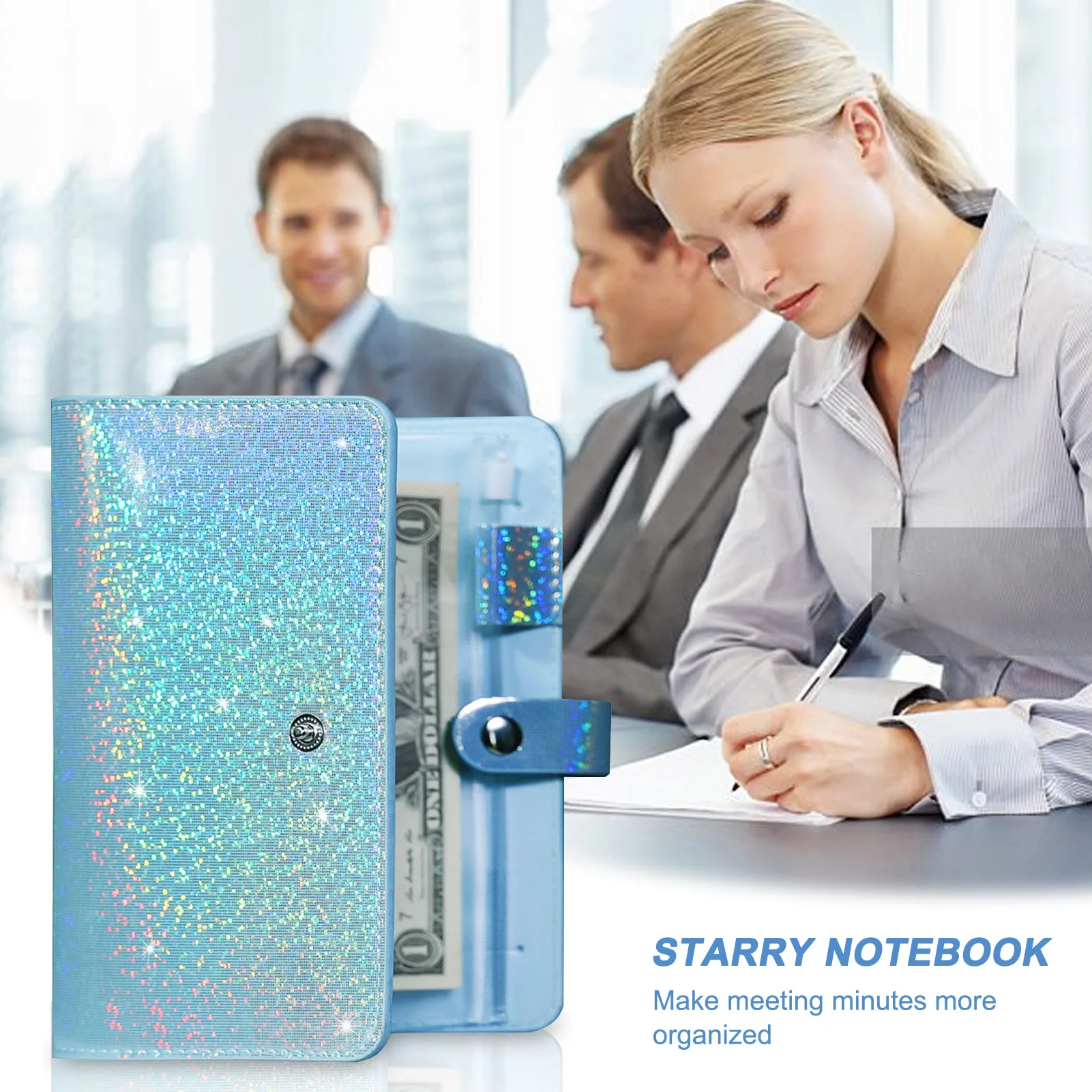 A6 Orçamento Binder Notebook com bolsos, Envelopes De Dinheiro Set, Dinheiro Economizando Bill Organizador, 2022