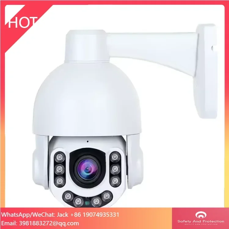 

Smart PTZ Camera Security Camera System With Speaker X Optical Zoom CCTV Home 8MP 5MP 2MP 60M IR Night Vision 4 POE Camhi APP