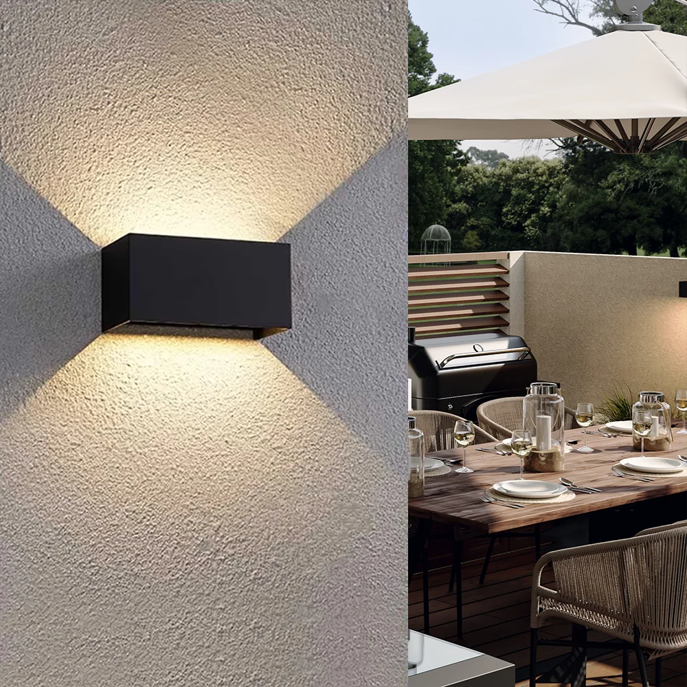 

Nordic modern wall light 24W AC85-265V IP65 waterproof LED lamps indoor outdoor wall sconce living room porch bedroom wall lamp