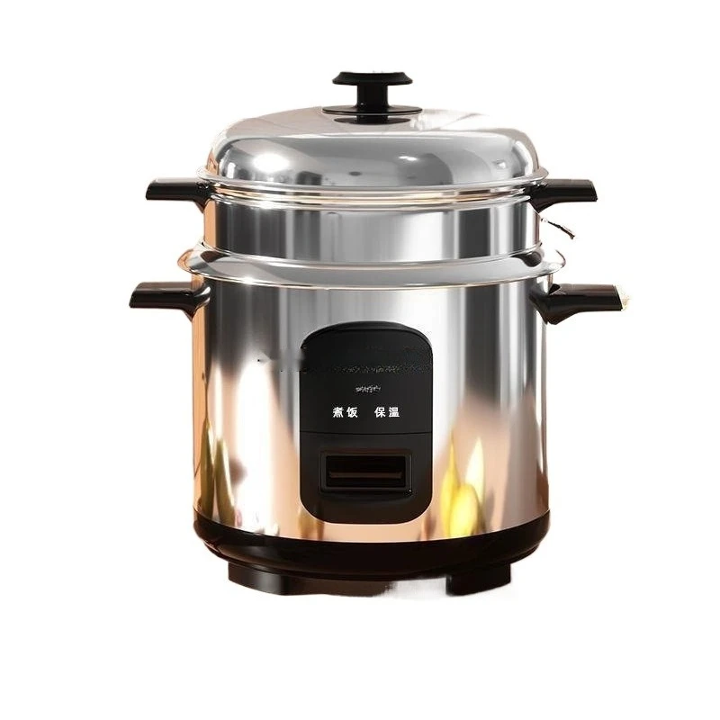 Hot selling old-fashioned rice cooker, stainless steel inner pot, multifunctional large capacity electrical appliance, view 3