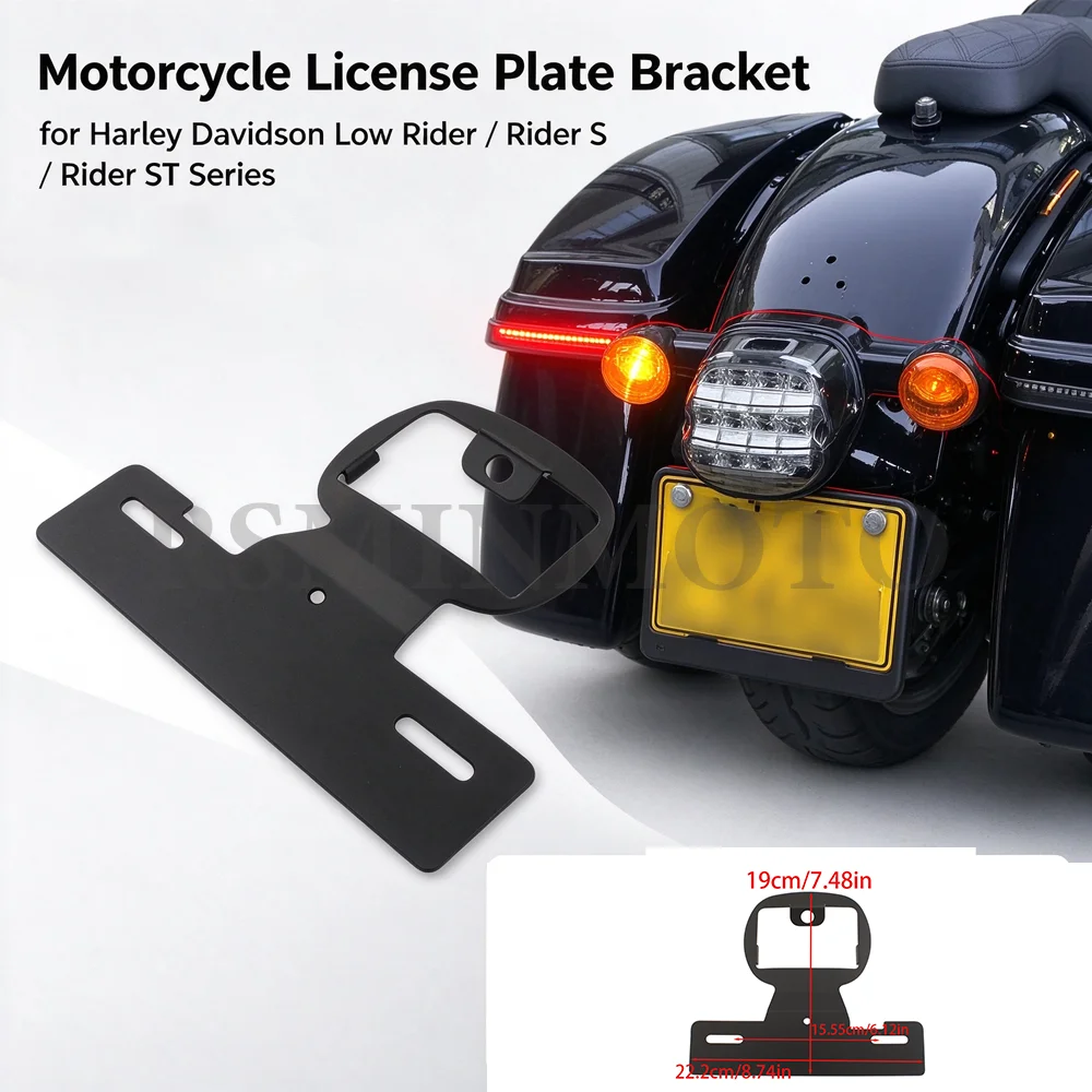 Motorcycle License Plate Bracket Holder For Harley Electra Glide Ultra Classic Low CVO Road Glide Sportster 883 Low XL883L