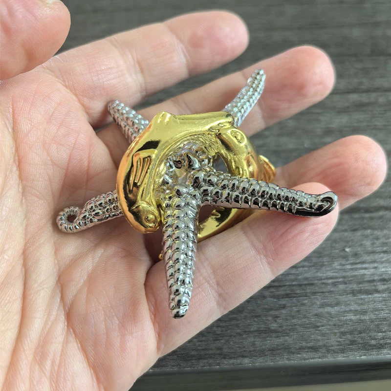 Металлическая головоломка «Морская звезда» в океане, волшебная логическая тренировка IQ, головоломка, распятие, развивающие игры, новые подарки для детей